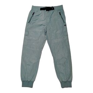 True Religion Windbreaker Outdoor Cargo Joggers Sz L Green Pull On‎ Unisex